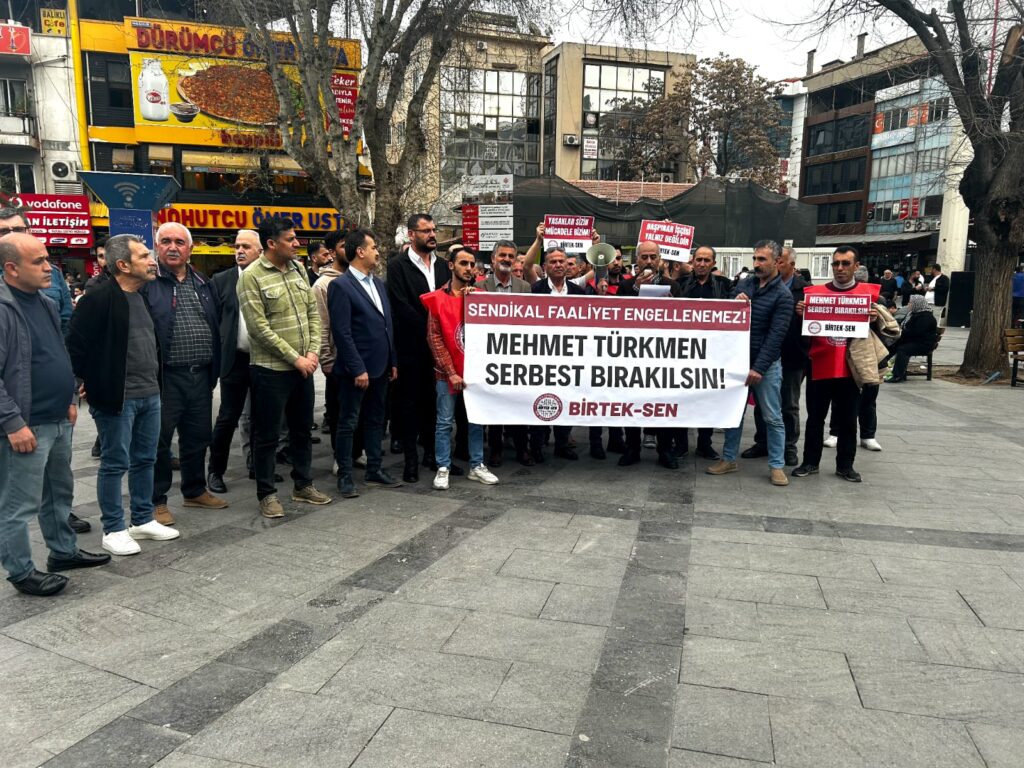 BİRTEK-SEN’den Mehmet Türkmen İçin Çağrı: “Sendikal Faaliyet Suç Değildir”