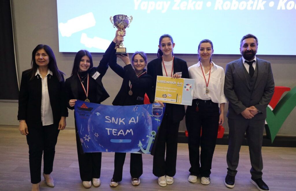 SANKO Okulları, Yapay Zeka Yarışmasında Türkiye’yi Temsil Edecek!