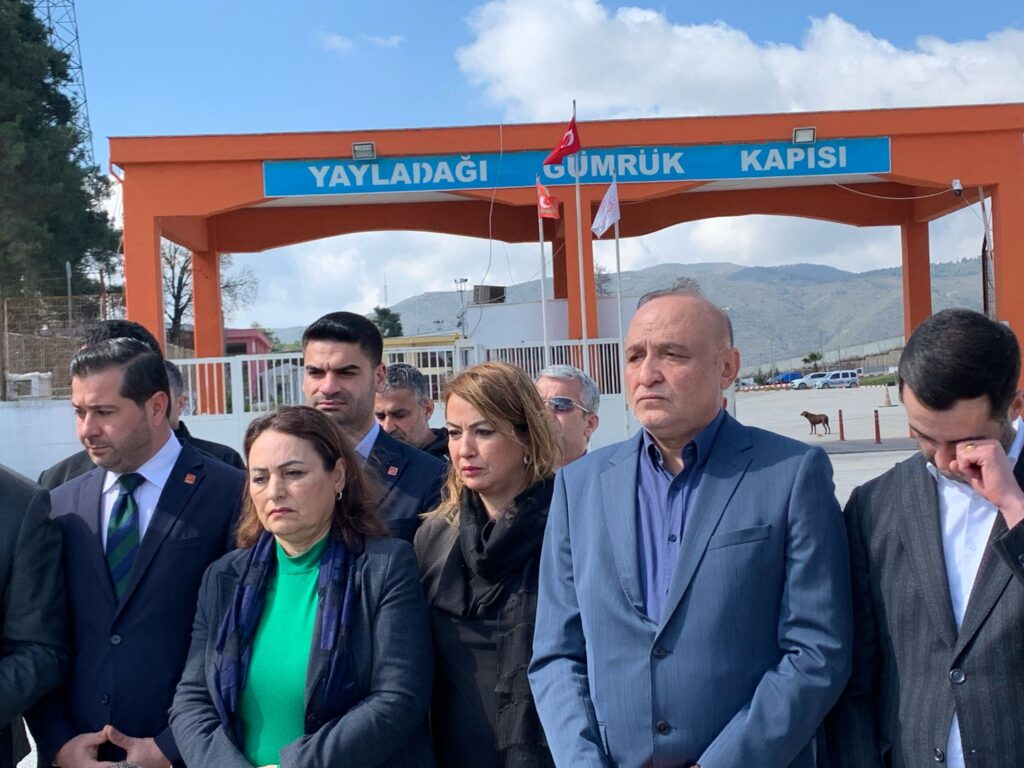 CHP’li Meriç’ten Yayladağı Gümrük Kapısı’nda Sert Tepki: “Katliamlara Ortak Olmayın!”