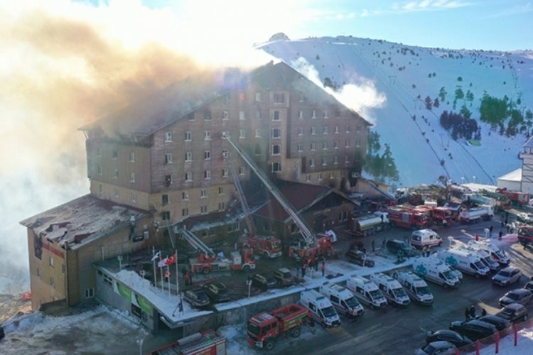 Kartalkaya yangın faciasında otel sahibinin eşi ve kızları tutuklandı