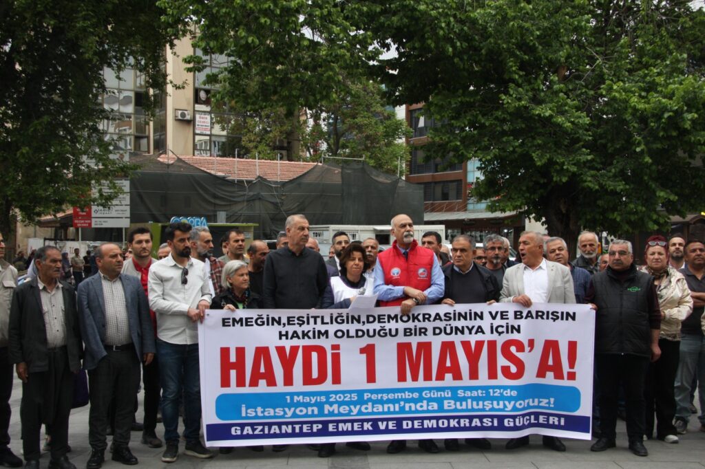 Gaziantep Emek Demokrasi Güçlerinden 1 Mayıs’a Çağrı: Haydi 1 Mayıs’a!