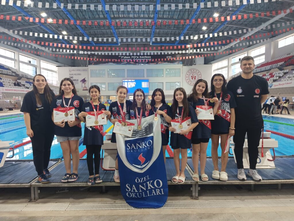SANKO Okulları yüzme ve okçulukta zirvede