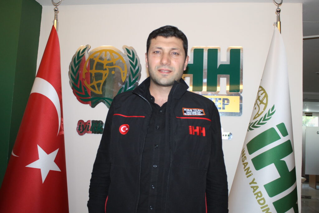 İHH Gaziantep Şube Yönetim Kurulu Üyesi Murat Yılmaz