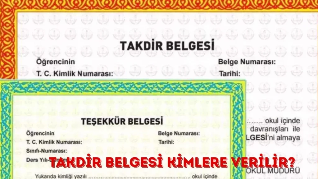 Takdir-Teşekkür Nasıl Hesaplanır? Belge Almak İçin Not Ortalaması ve Devamsızlık Şartı
