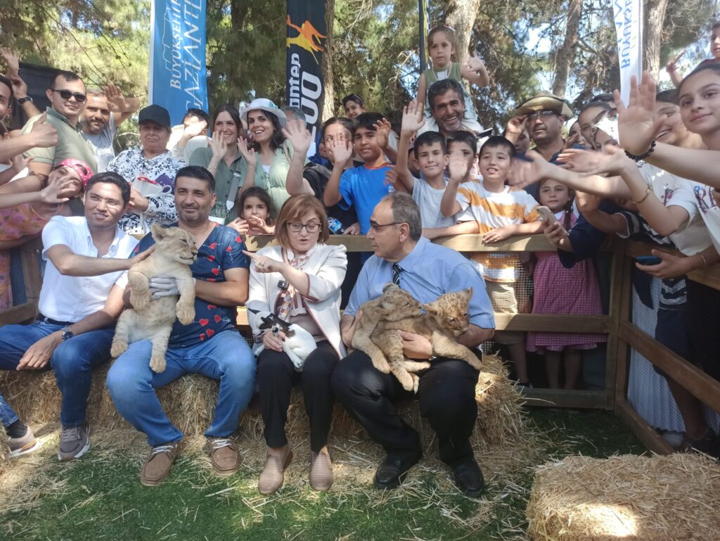 Gaziantep Doğal Yaşam Parkı’nın Yeni Misafirleri Ziyaretçilerle Buluştu