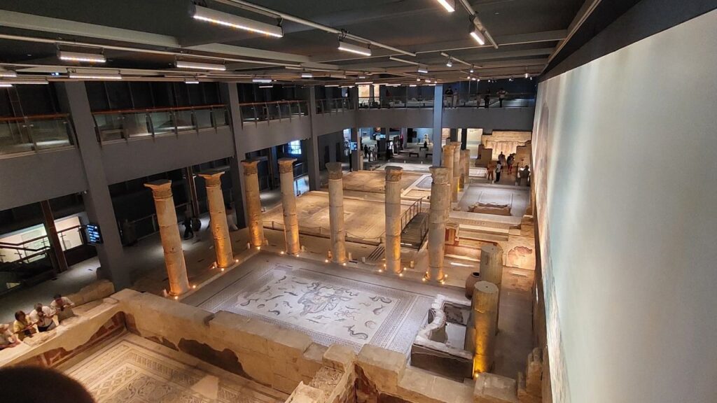 Gaziantep Zeugma Mozaik Müzesi’ne ziyaretçi akını