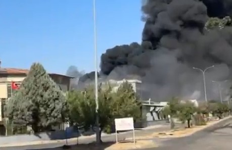Gaziantep’te geri dönüşüm fabrikasında yangın çıktı