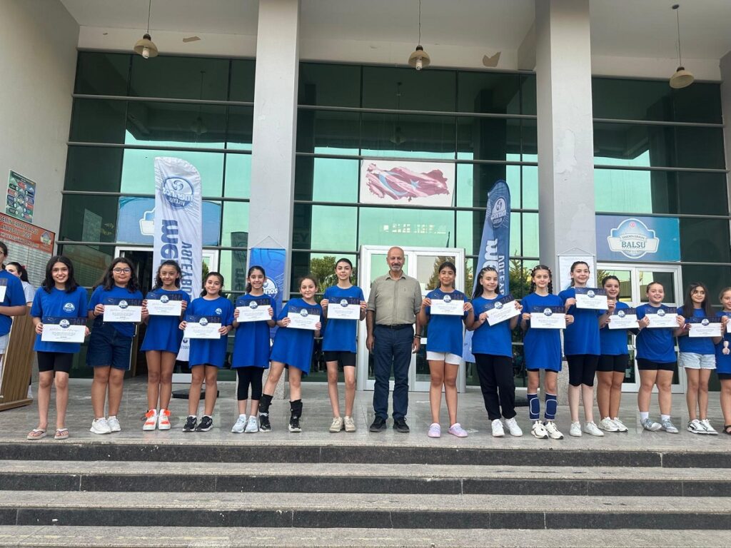Gaziantep’te Merinos Voleybol Yaz Okulu kursları tamamlandı