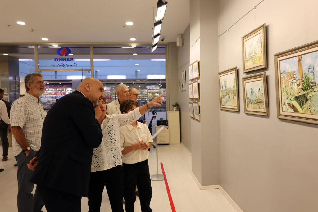 SANKO Sanat galerisinde anneanne-torun sergisi