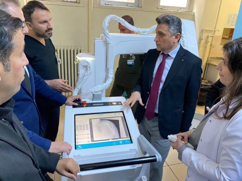 Yerli ve Milli Mobil Dijital Röntgen Cihazı Gaziantep’te Hizmete Başladı