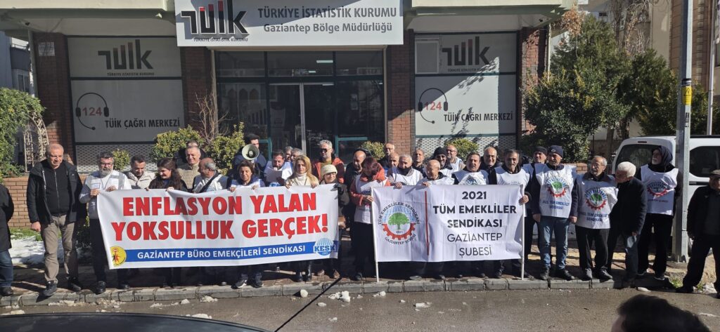 KESK’ten TÜİK Önünde Enflasyon Tepkisi