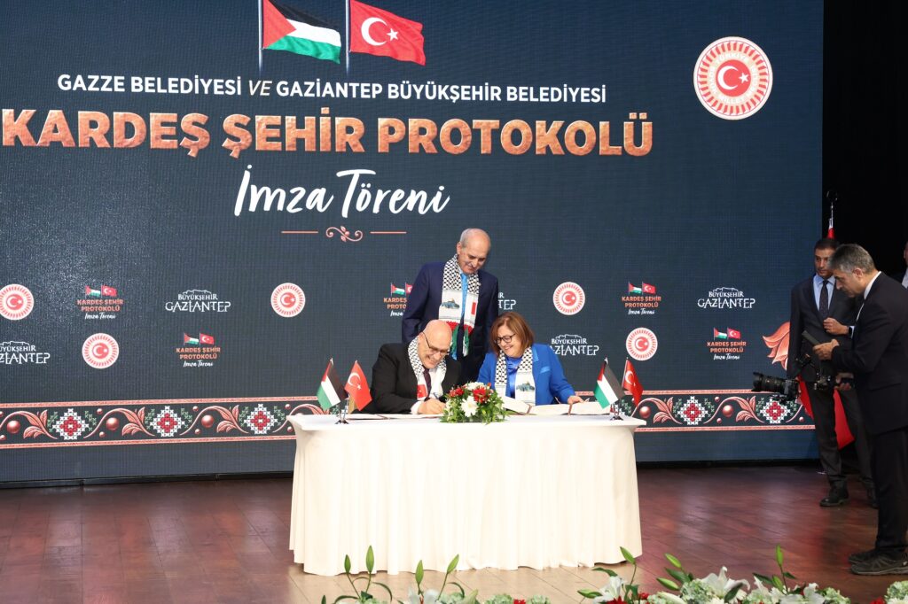 Gaziantep İle Gazze Arasında Kardeş Şehir Protokolü İmzalandı
